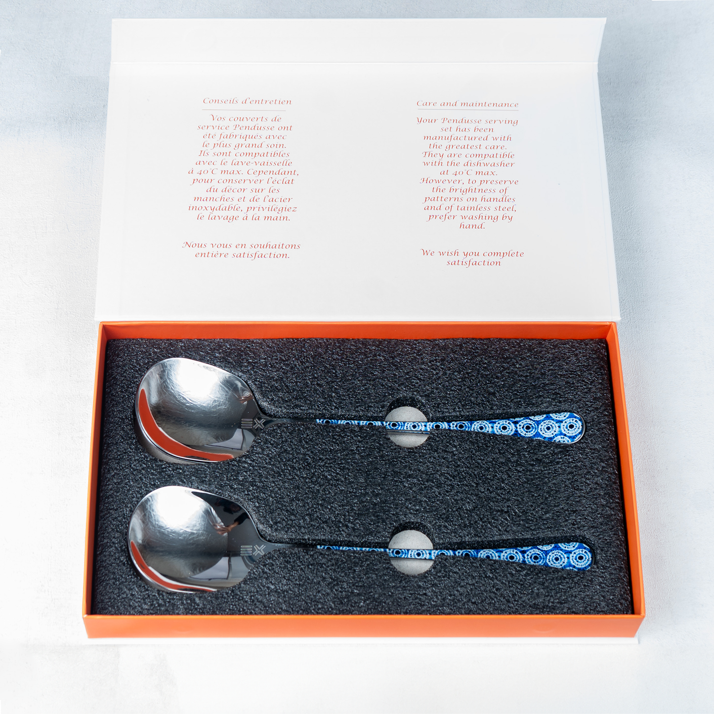 Couverts de service THIOUP - Bleu